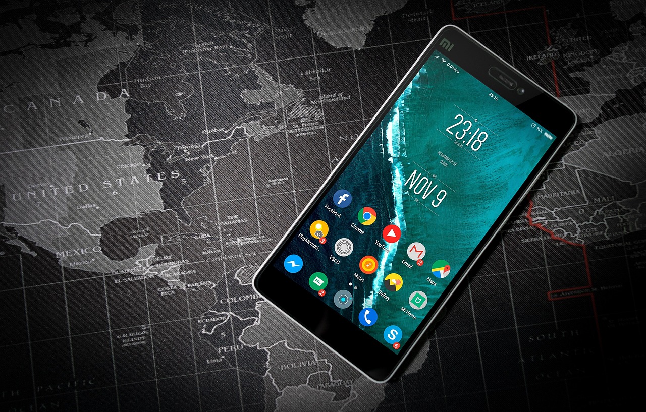 A colorful user interface design displayed on a screen