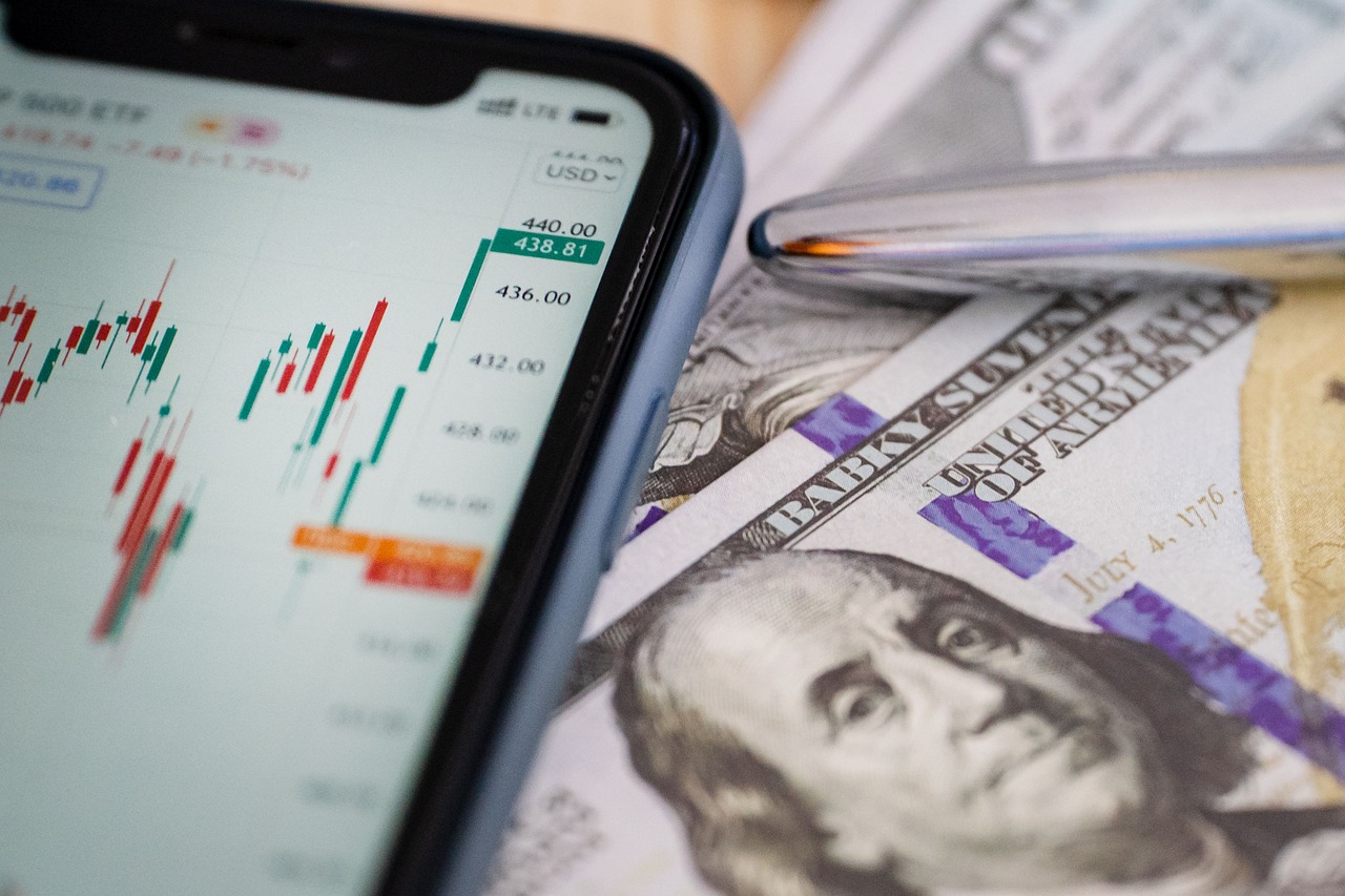An upward growth chart representing return on investment