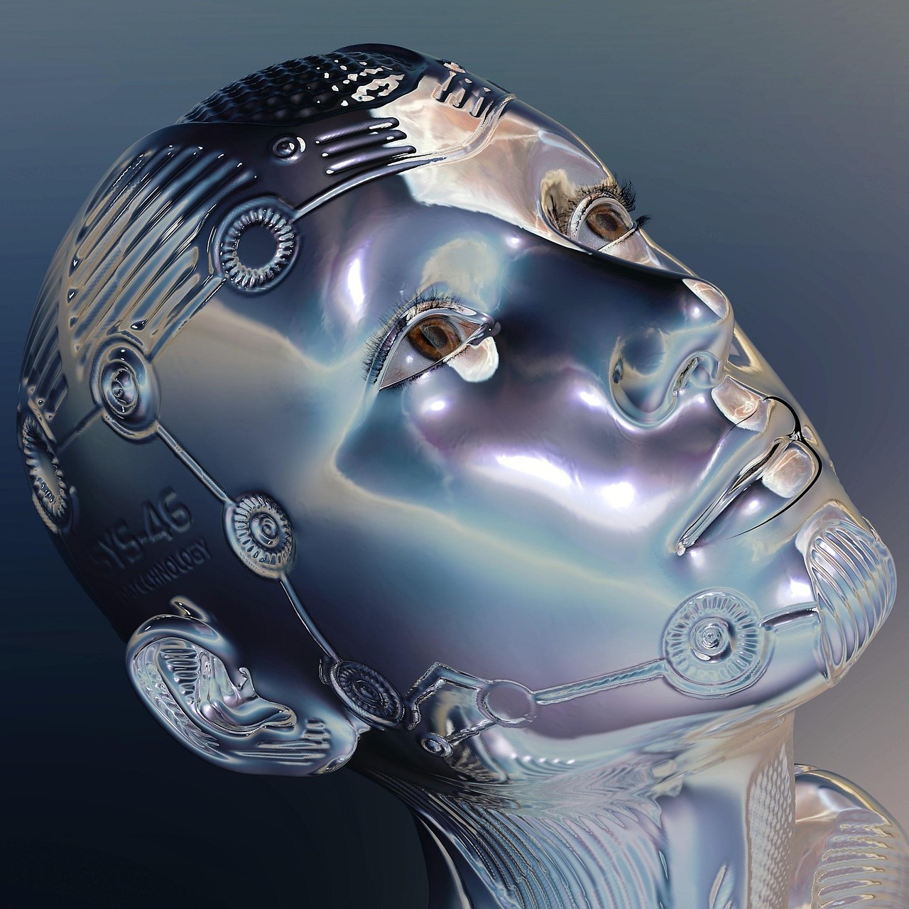 Abstract visualization of an autonomous AI agent