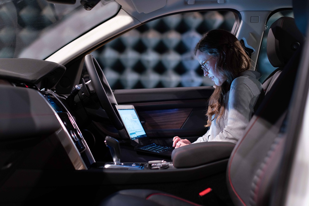 A developer testing software for bugs on a computer